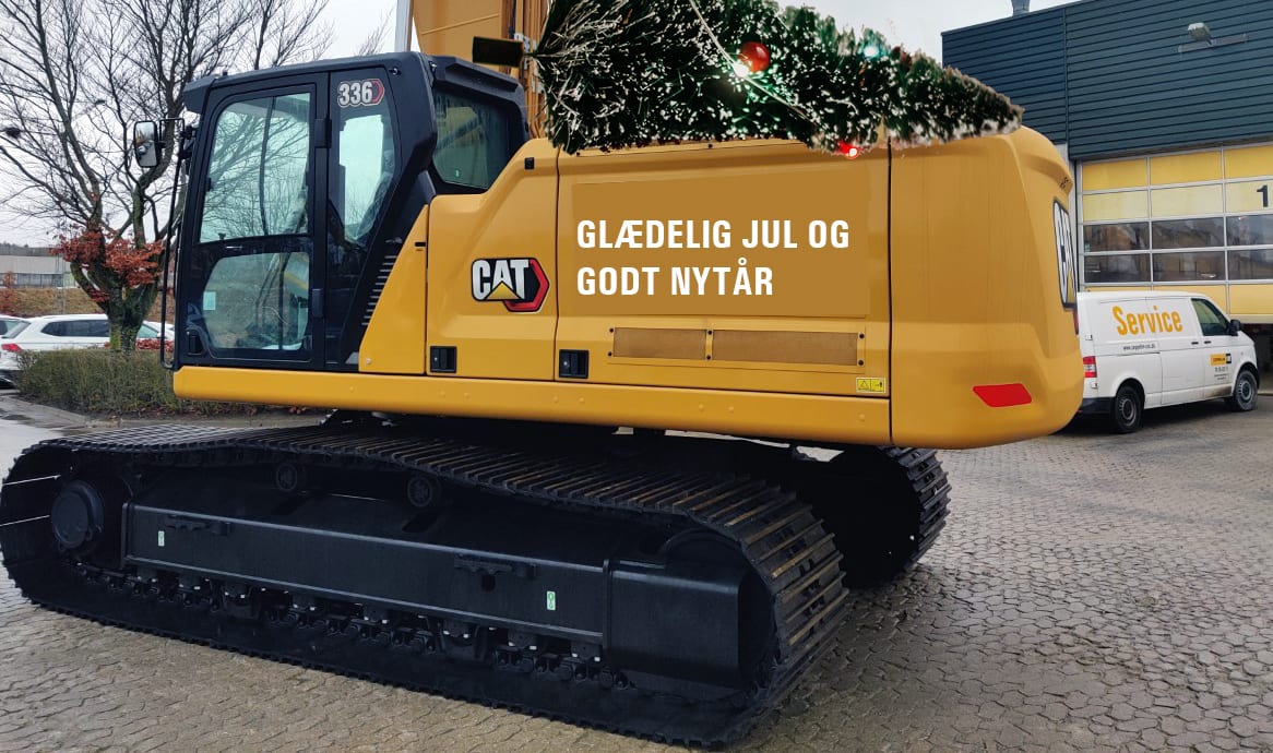 Cat-336-gravemaskine-glaedelig-jul