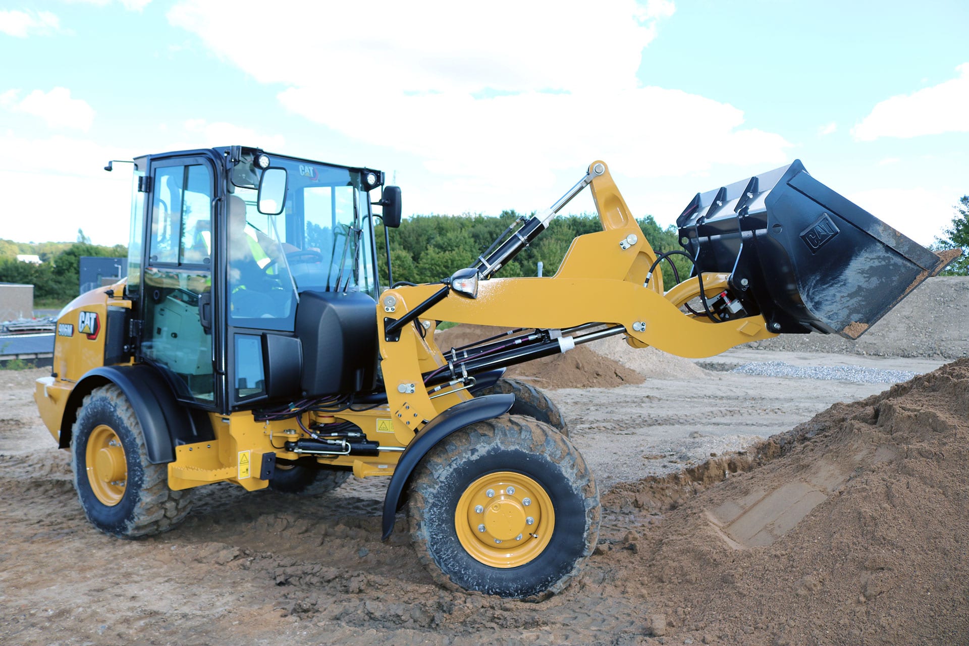 Cat-906M-gummihjulslaesser