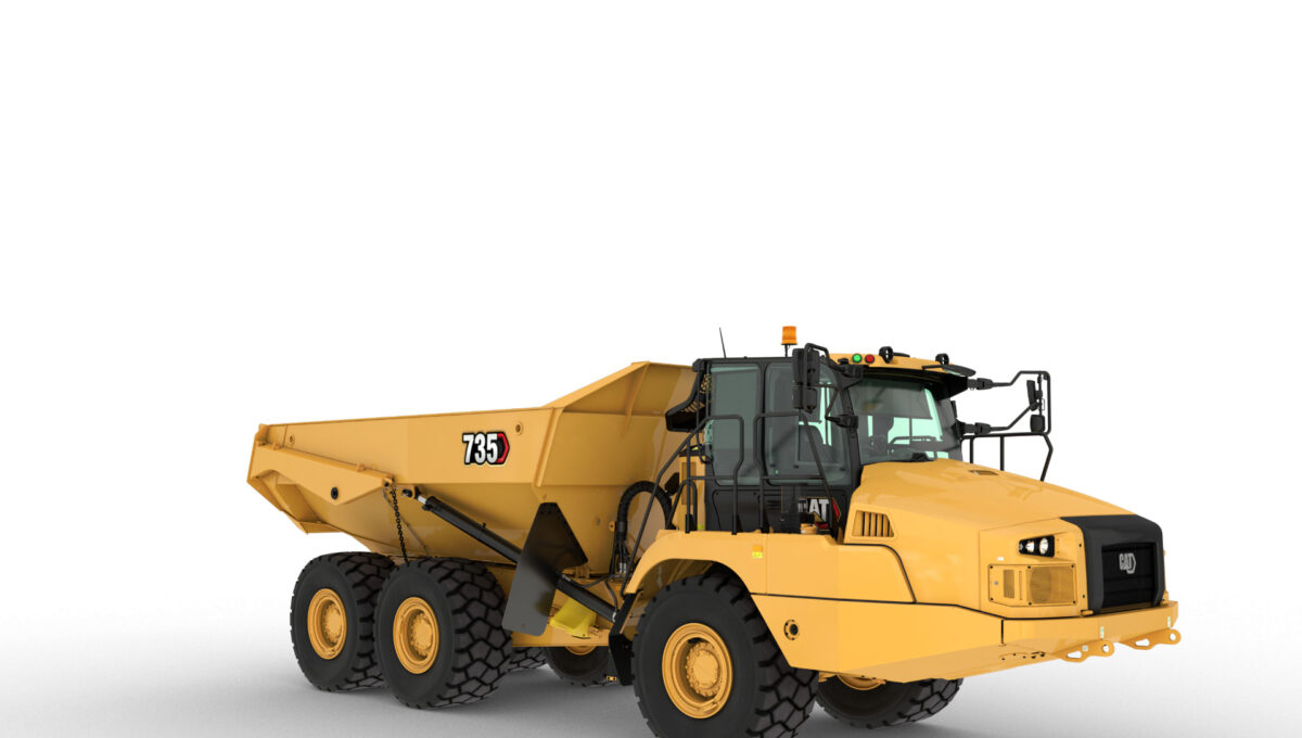 Cat 735 dumper